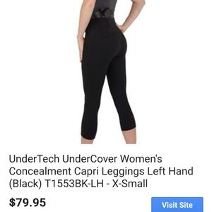 NWOT Concealed Carry Athletic Capris